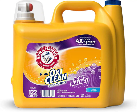 ARM & HAMMER Plus OxiClean with Odor Blasters Liquid Laundry Detergent